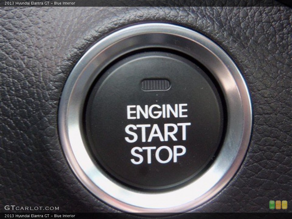 Blue Interior Controls for the 2013 Hyundai Elantra GT #77257830