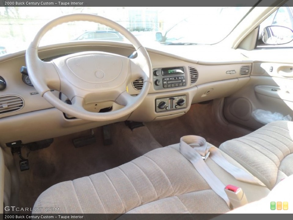 Taupe Interior Prime Interior for the 2000 Buick Century Custom #77258144
