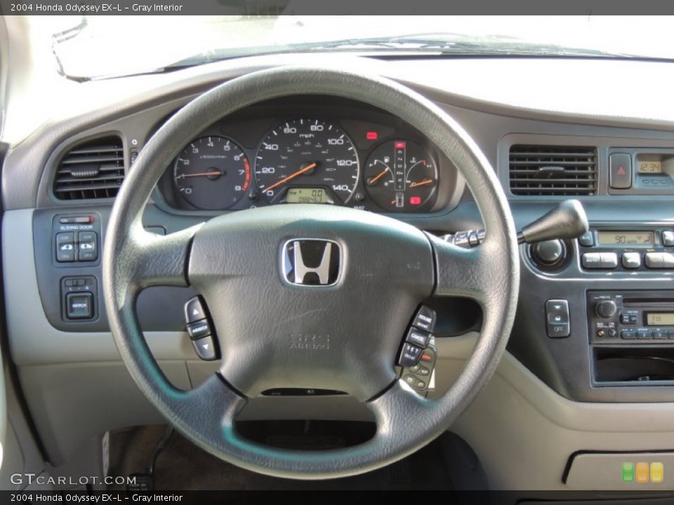 Gray Interior Steering Wheel for the 2004 Honda Odyssey EX-L #77258549