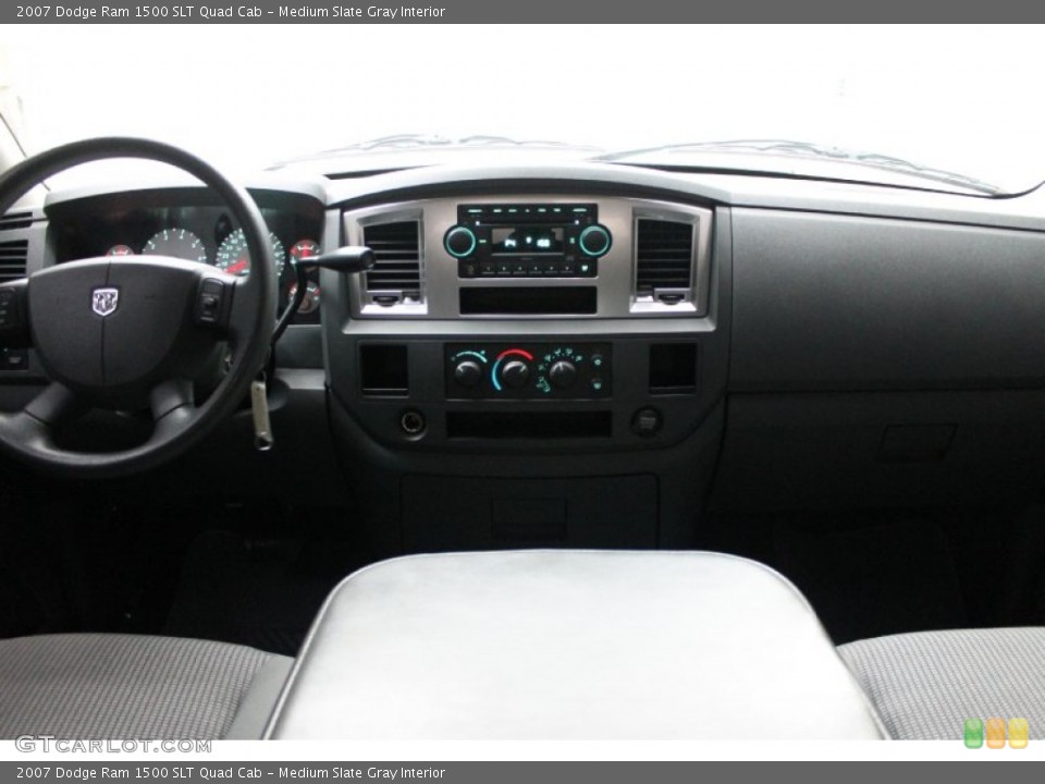 Medium Slate Gray Interior Dashboard for the 2007 Dodge Ram 1500 SLT Quad Cab #77259533