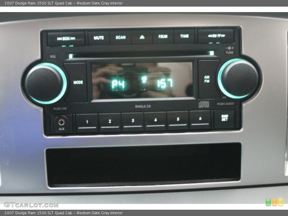 Medium Slate Gray Interior Audio System for the 2007 Dodge Ram 1500 SLT Quad Cab #77259542