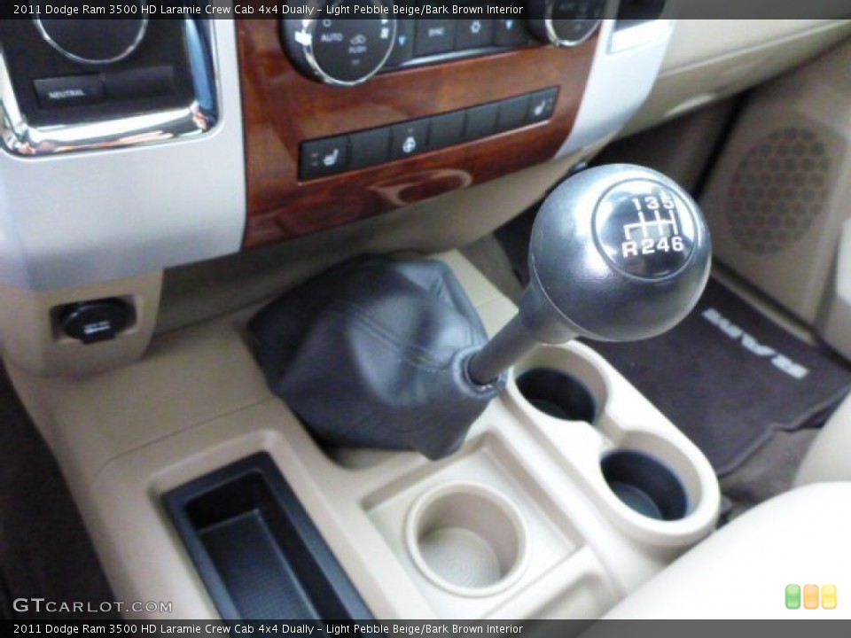 Light Pebble Beige/Bark Brown Interior Transmission for the 2011 Dodge Ram 3500 HD Laramie Crew Cab 4x4 Dually #77259575