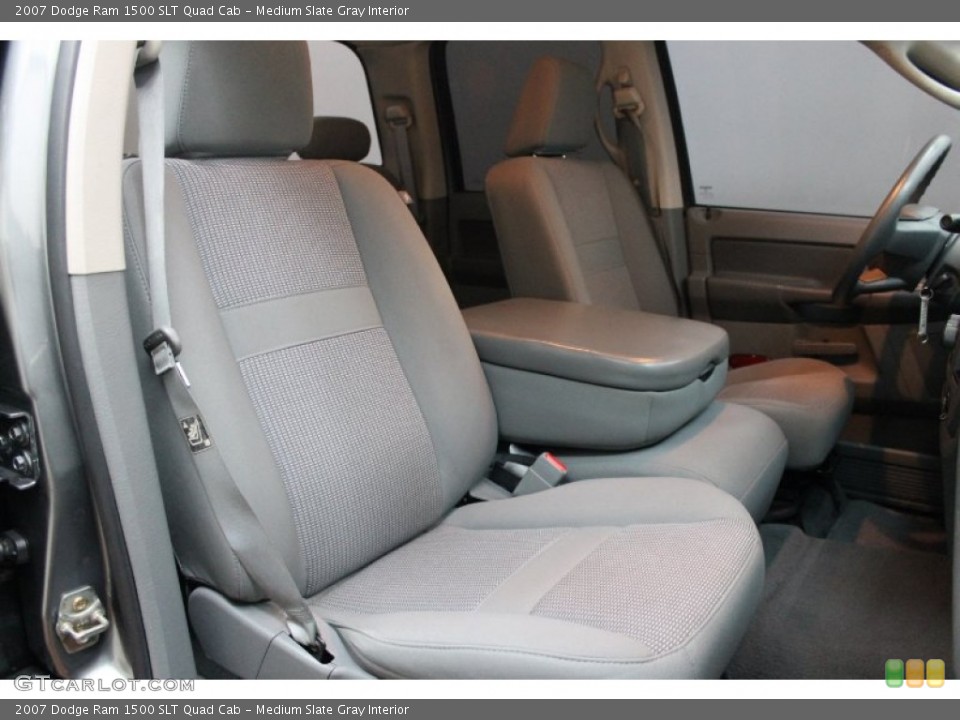 Medium Slate Gray Interior Front Seat for the 2007 Dodge Ram 1500 SLT Quad Cab #77259659