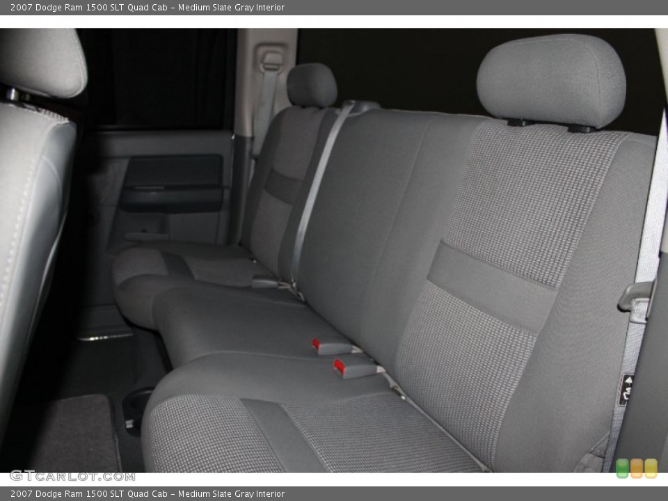 Medium Slate Gray Interior Rear Seat for the 2007 Dodge Ram 1500 SLT Quad Cab #77259675
