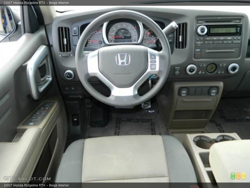 Beige Interior Dashboard for the 2007 Honda Ridgeline RTX #77260007