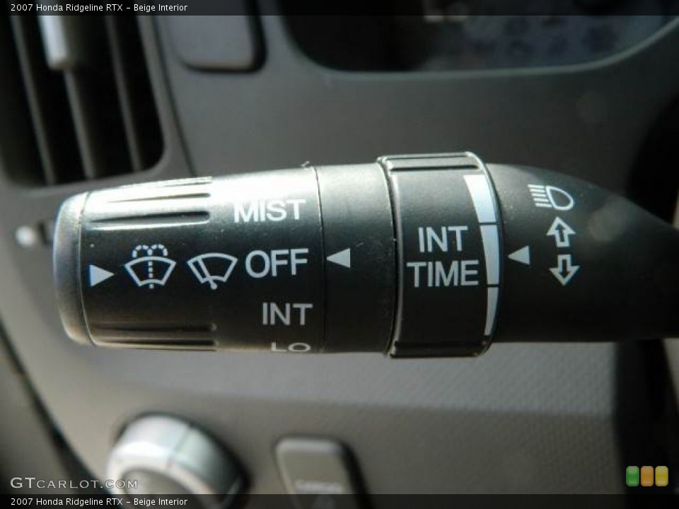 Beige Interior Controls for the 2007 Honda Ridgeline RTX #77260165