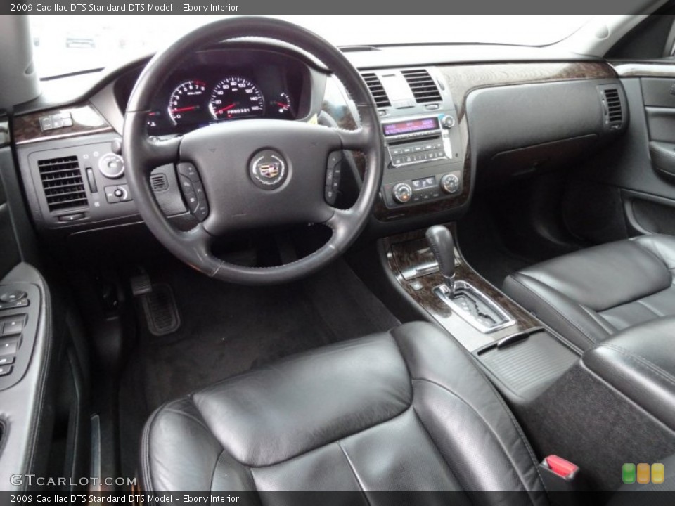 Ebony Interior Prime Interior for the 2009 Cadillac DTS  #77261465