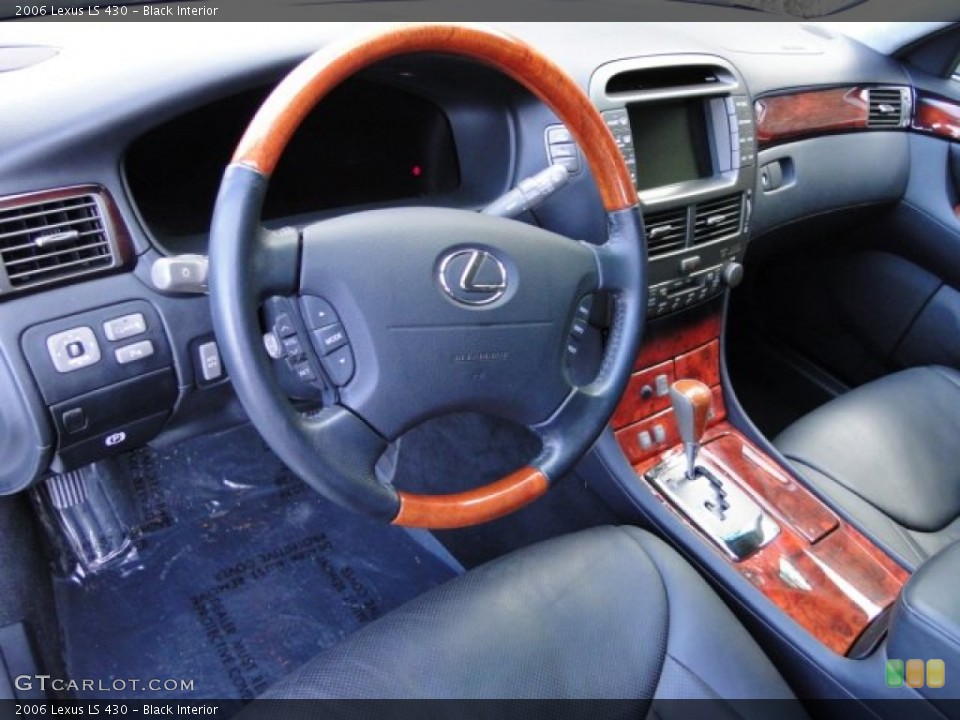 Black Interior Prime Interior for the 2006 Lexus LS 430 #77261618