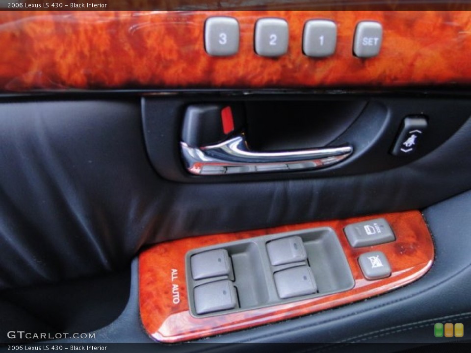 Black Interior Controls for the 2006 Lexus LS 430 #77261642