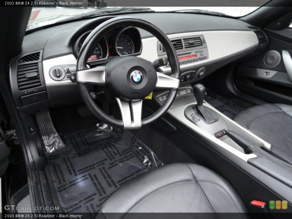 Black 2003 BMW Z4 Interiors