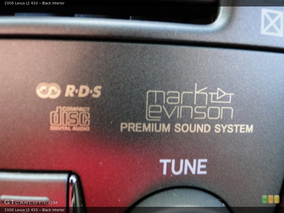 Black Interior Audio System for the 2006 Lexus LS 430 #77261778