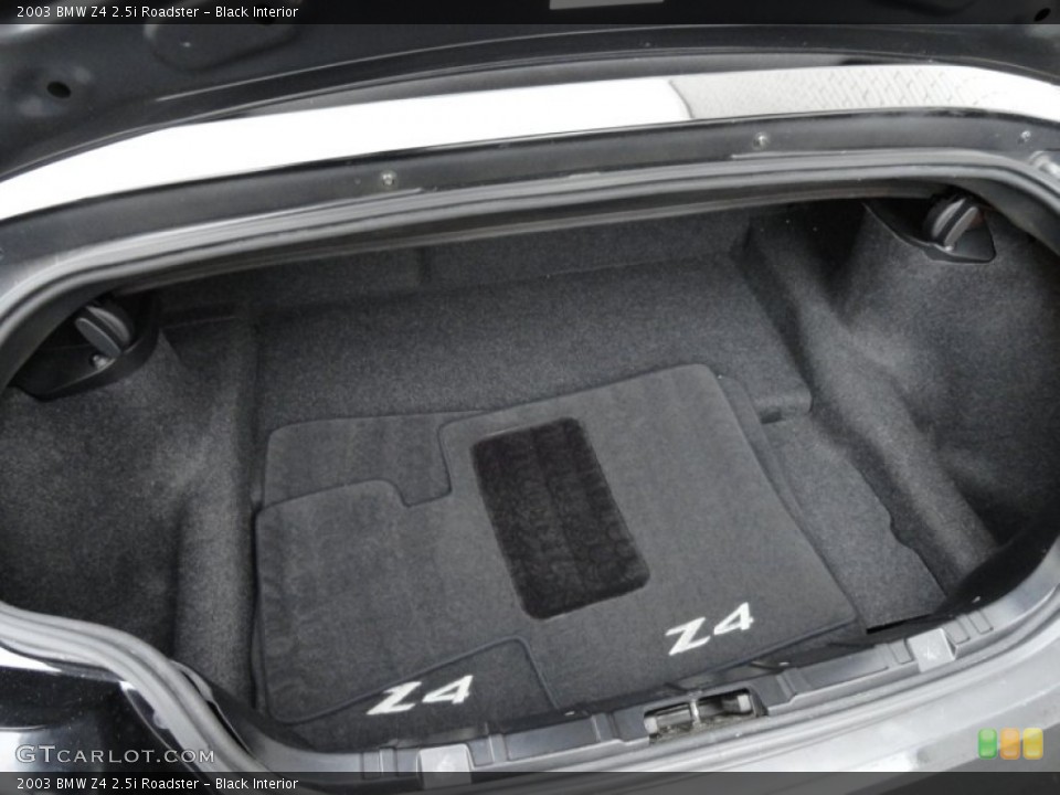 Black Interior Trunk for the 2003 BMW Z4 2.5i Roadster #77261837