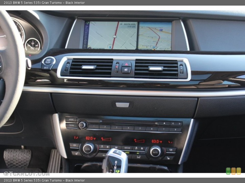 Black Interior Controls for the 2013 BMW 5 Series 535i Gran Turismo #77261840