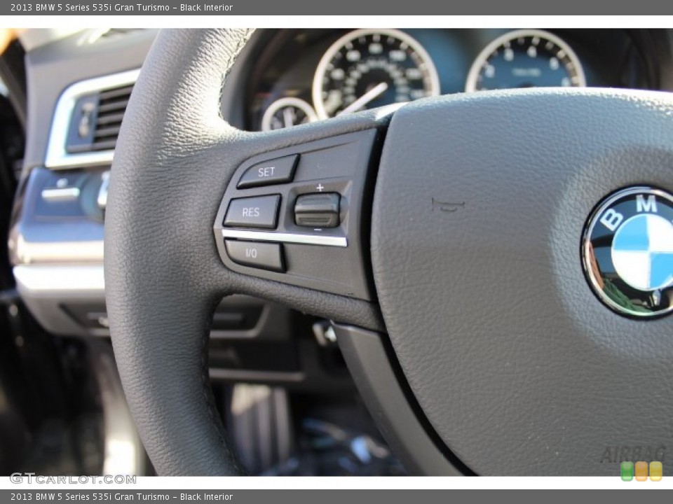 Black Interior Controls for the 2013 BMW 5 Series 535i Gran Turismo #77261884