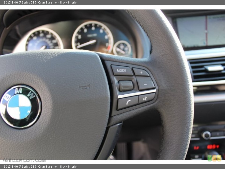 Black Interior Controls for the 2013 BMW 5 Series 535i Gran Turismo #77261897