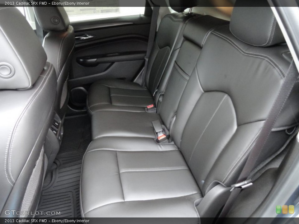 Ebony/Ebony Interior Rear Seat for the 2013 Cadillac SRX FWD #77262521