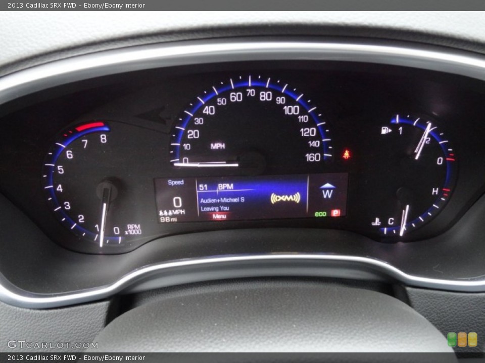 Ebony/Ebony Interior Gauges for the 2013 Cadillac SRX FWD #77262659