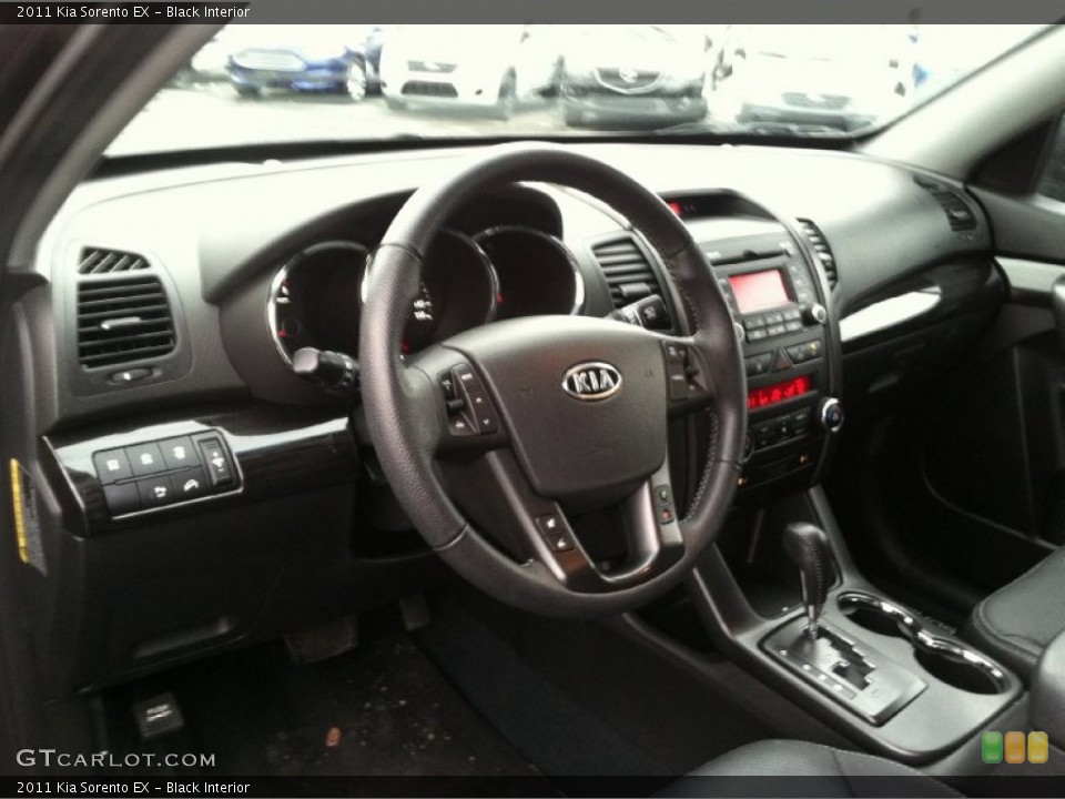 Black Interior Dashboard for the 2011 Kia Sorento EX #77262785