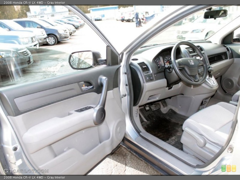 Gray Interior Photo for the 2008 Honda CR-V LX 4WD #77262820