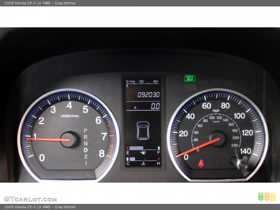 Gray Interior Gauges for the 2008 Honda CR-V LX 4WD #77262851