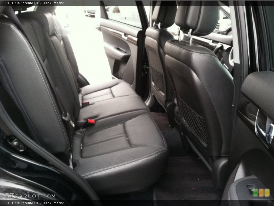 Black Interior Rear Seat for the 2011 Kia Sorento EX #77262866