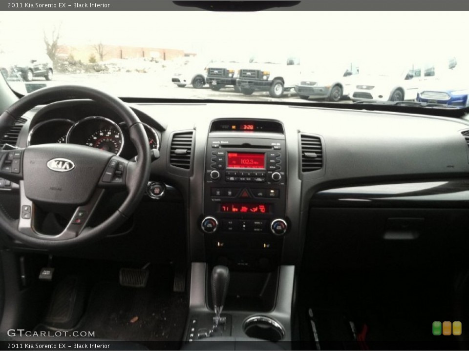 Black Interior Dashboard for the 2011 Kia Sorento EX #77262876
