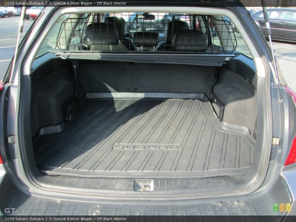 Off Black Interior Trunk for the 2009 Subaru Outback 2.5i Special Edition Wagon #77263025