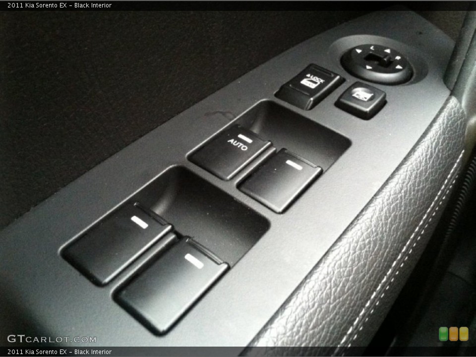 Black Interior Controls for the 2011 Kia Sorento EX #77263061