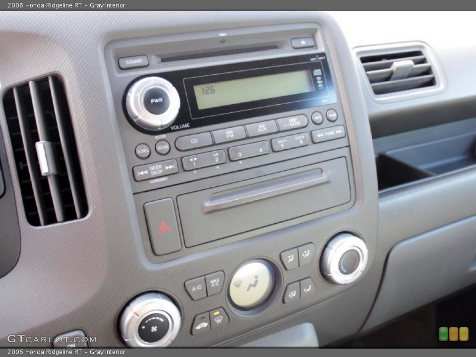 Gray Interior Controls for the 2006 Honda Ridgeline RT #77263142