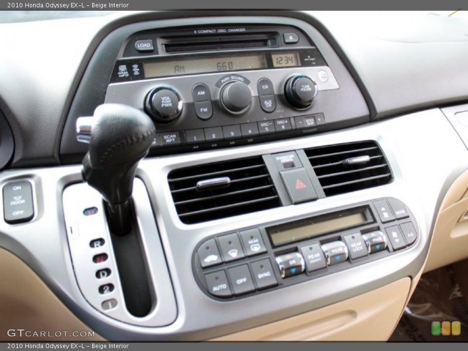 Beige Interior Controls for the 2010 Honda Odyssey EX-L #77263772