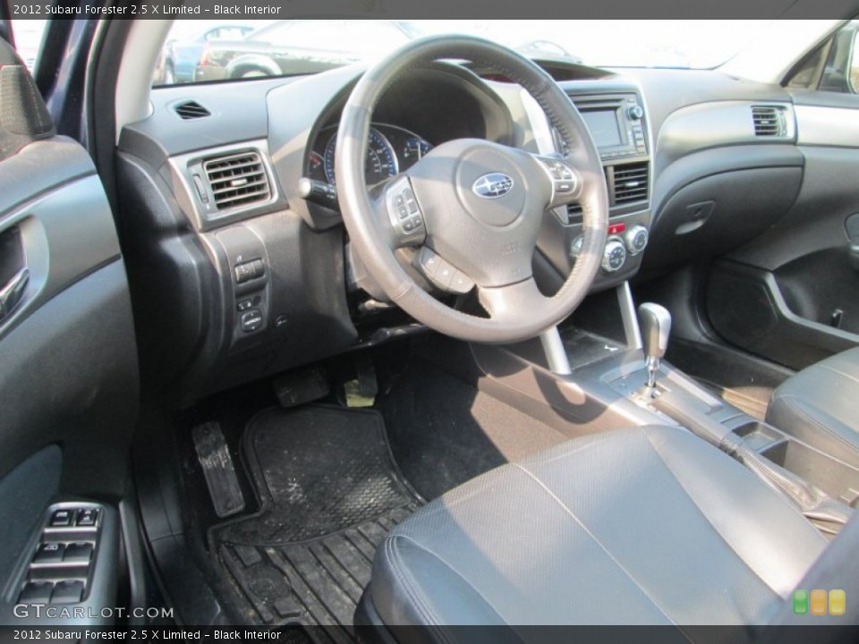 Black 2012 Subaru Forester Interiors