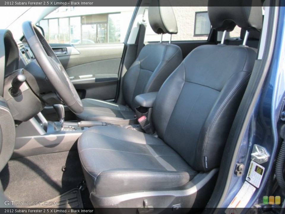 Black Interior Front Seat for the 2012 Subaru Forester 2.5 X Limited #77264000