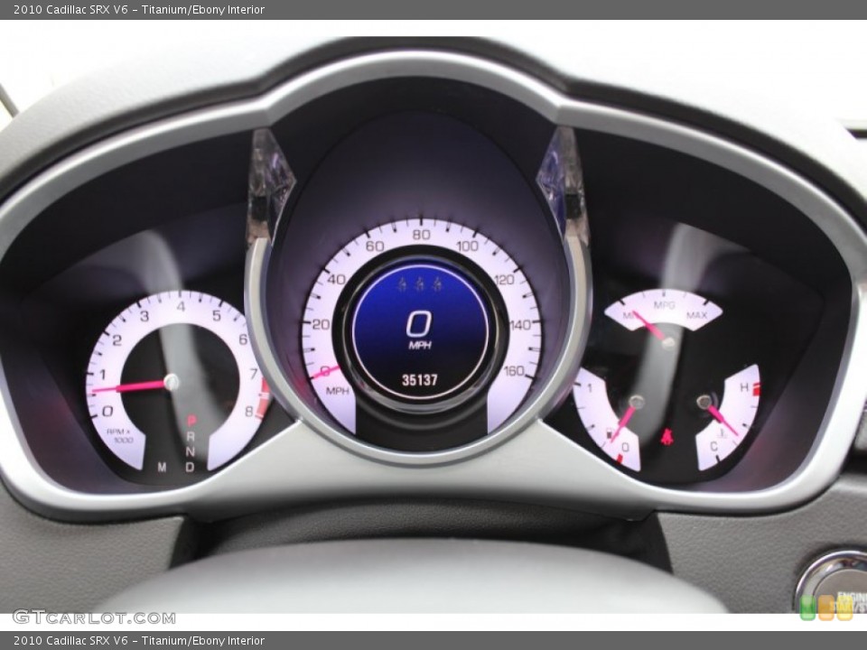 Titanium/Ebony Interior Gauges for the 2010 Cadillac SRX V6 #77264312