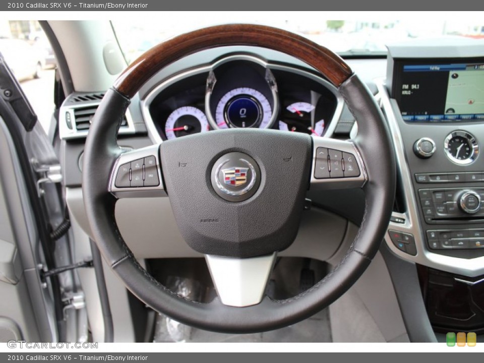 Titanium/Ebony Interior Steering Wheel for the 2010 Cadillac SRX V6 #77264327