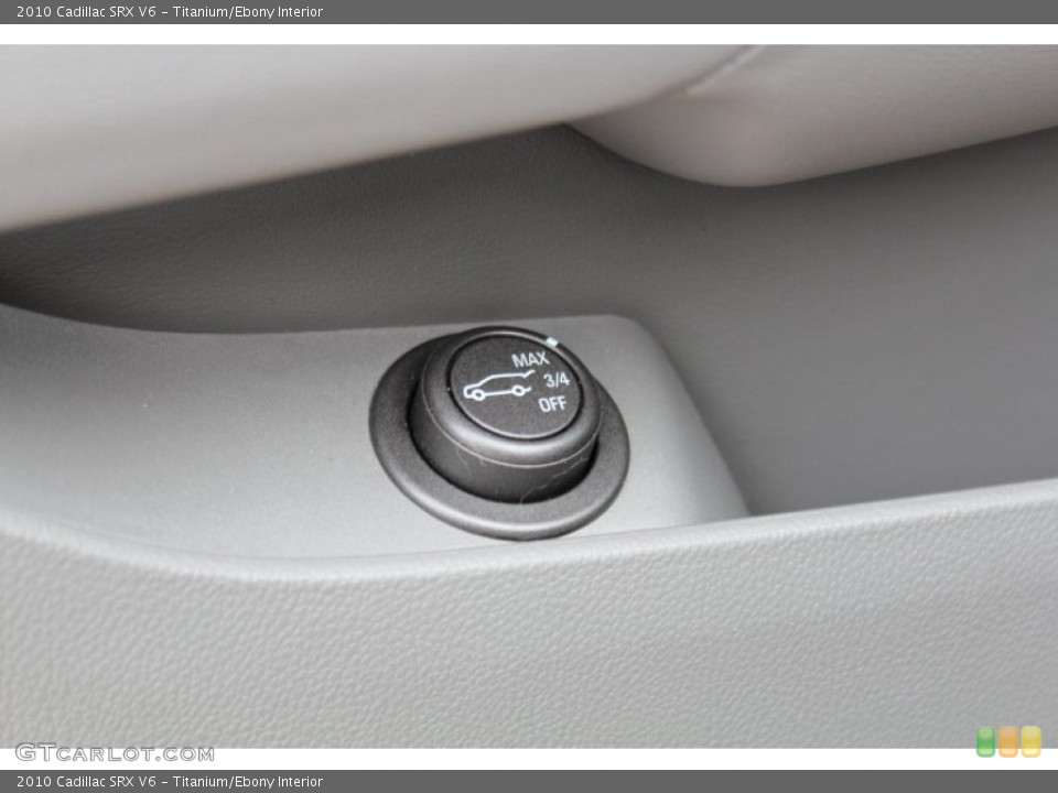 Titanium/Ebony Interior Controls for the 2010 Cadillac SRX V6 #77264500