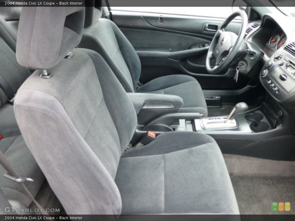 Black Interior Photo for the 2004 Honda Civic LX Coupe #77265133