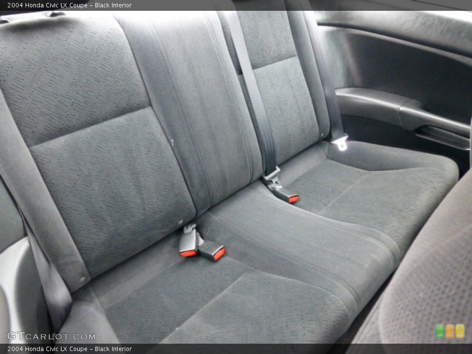 Black Interior Rear Seat for the 2004 Honda Civic LX Coupe #77265167
