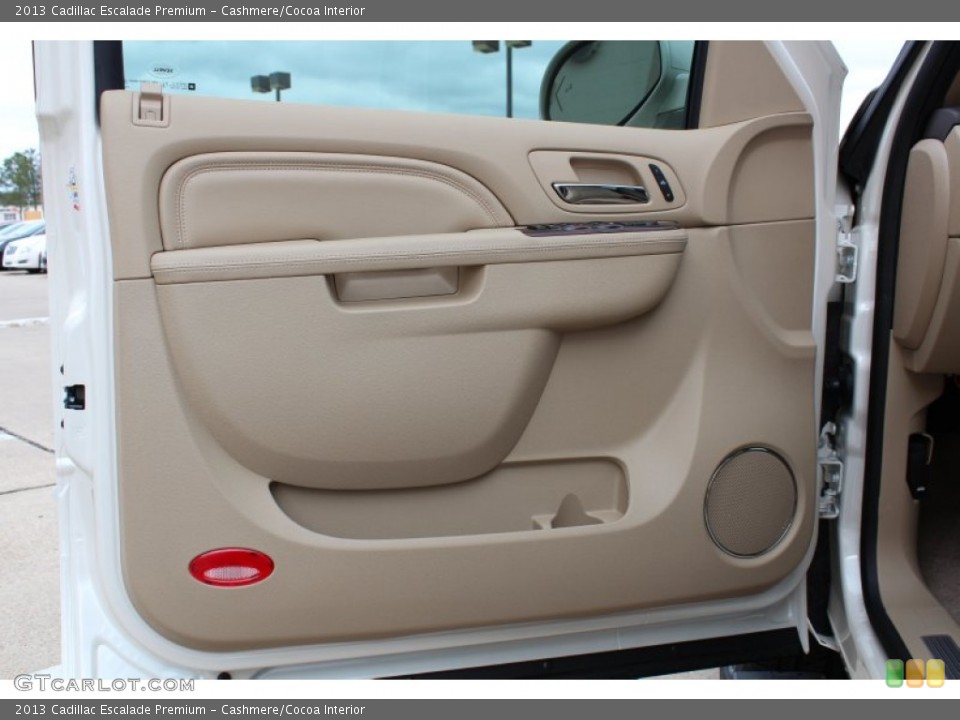 Cashmere/Cocoa Interior Door Panel for the 2013 Cadillac Escalade Premium #77266484
