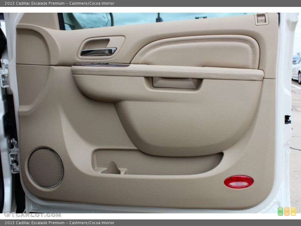 Cashmere/Cocoa Interior Door Panel for the 2013 Cadillac Escalade Premium #77266502