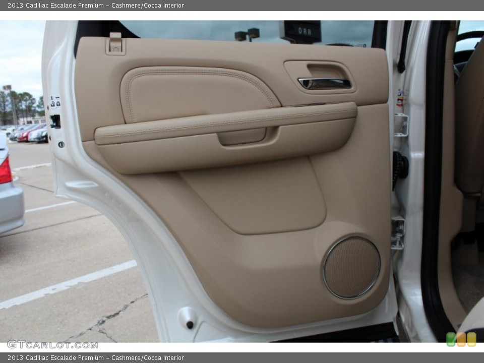 Cashmere/Cocoa Interior Door Panel for the 2013 Cadillac Escalade Premium #77266523