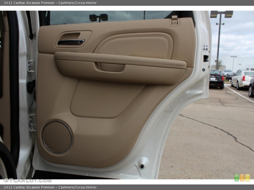 Cashmere/Cocoa Interior Door Panel for the 2013 Cadillac Escalade Premium #77266538