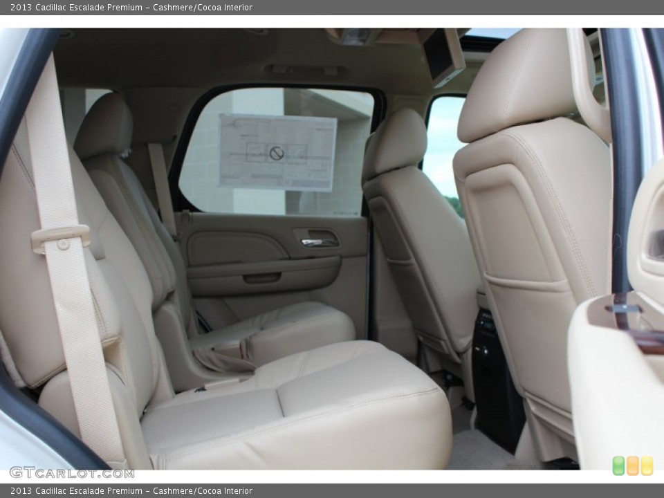 Cashmere/Cocoa Interior Rear Seat for the 2013 Cadillac Escalade Premium #77266547