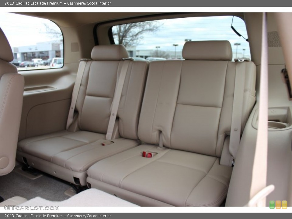 Cashmere/Cocoa Interior Rear Seat for the 2013 Cadillac Escalade Premium #77266556