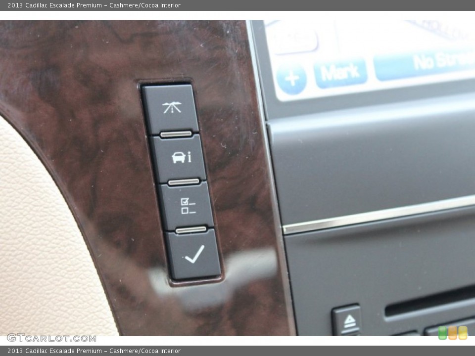 Cashmere/Cocoa Interior Controls for the 2013 Cadillac Escalade Premium #77266670
