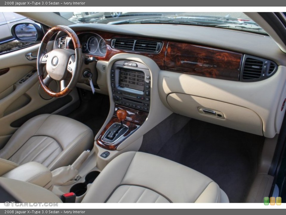 Ivory Interior Dashboard for the 2008 Jaguar X-Type 3.0 Sedan #77266745