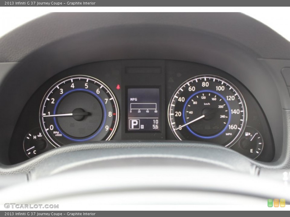 Graphite Interior Gauges for the 2013 Infiniti G 37 Journey Coupe #77267713