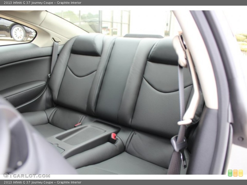 Graphite Interior Rear Seat for the 2013 Infiniti G 37 Journey Coupe #77267751