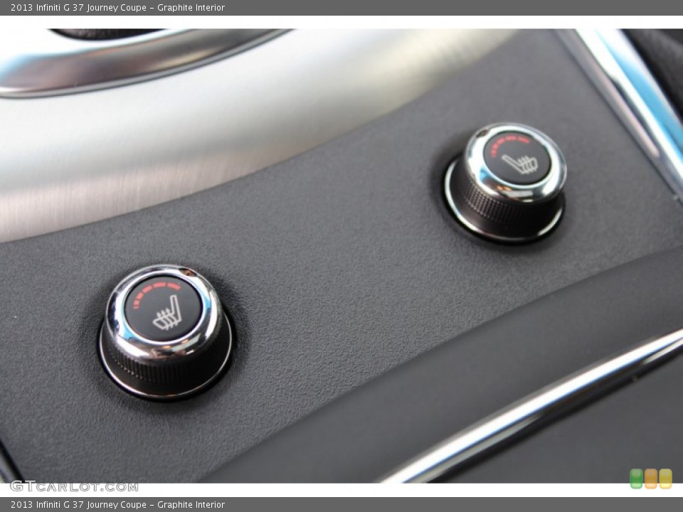 Graphite Interior Controls for the 2013 Infiniti G 37 Journey Coupe #77267789