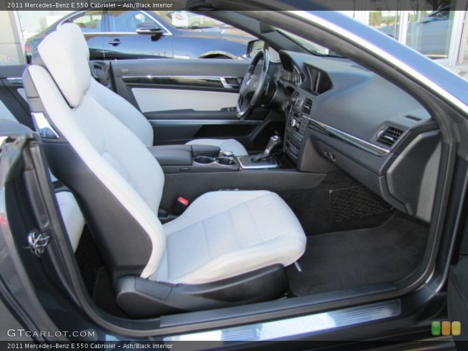 Ash/Black Interior Front Seat for the 2011 Mercedes-Benz E 550 Cabriolet #77268452