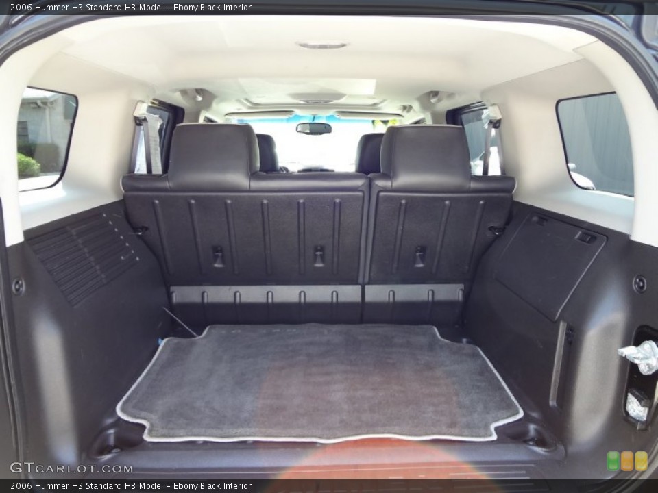 Ebony Black Interior Trunk for the 2006 Hummer H3  #77268635